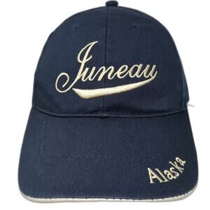 Impact Merchandise Baseball Cap Blue OS Juneau Alaska Strapback Souvenir Hat